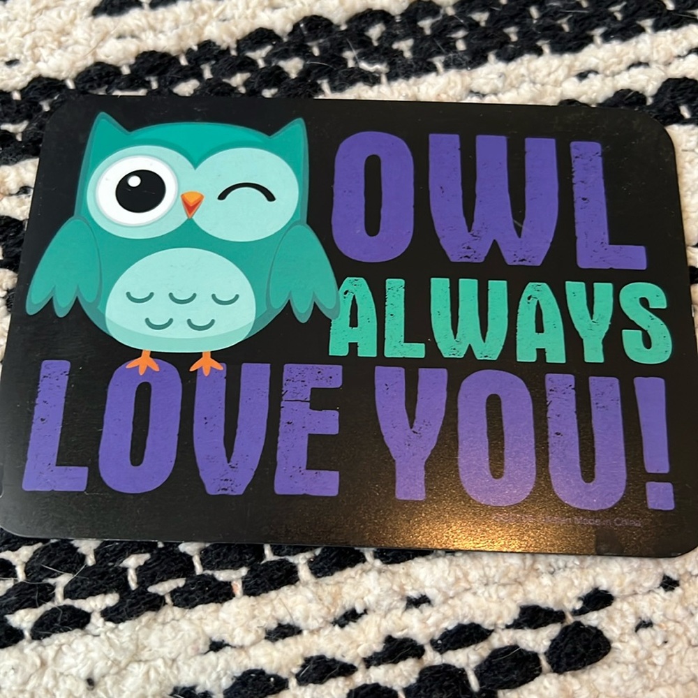 Magnet “Owl always love you”